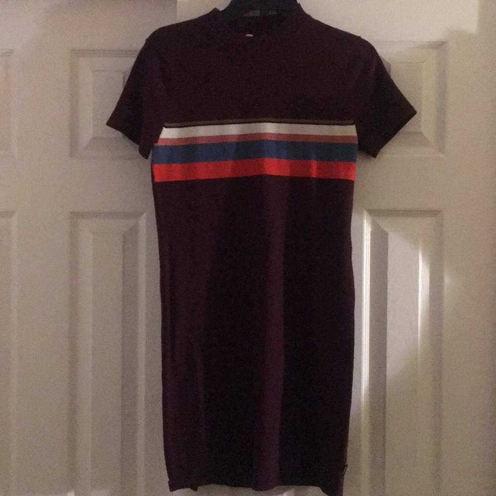 Short sleeved sweater dress